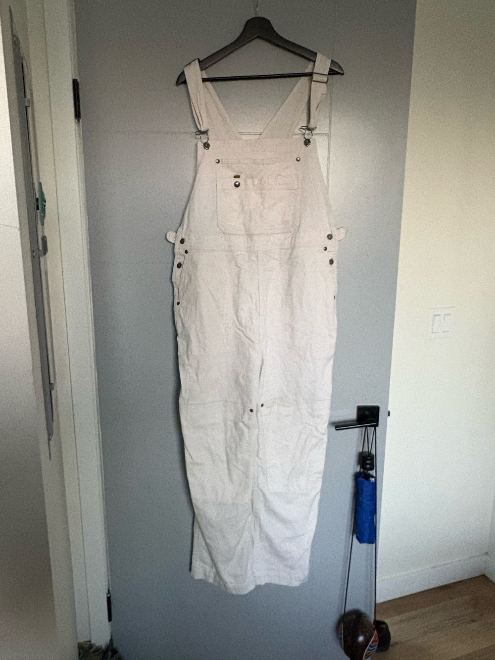 The North Face White Cotton Overall Jumpsuit